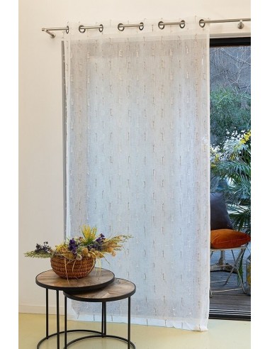 Sheer curtain GEZİ  - Eyelet panel - 140 x 260 cm - 100% polyester