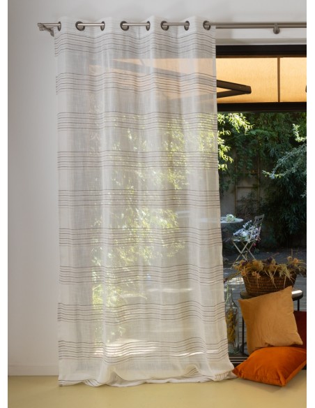 Sheer Curtain MONACO - Eyelet panel - 140 x 260 cm