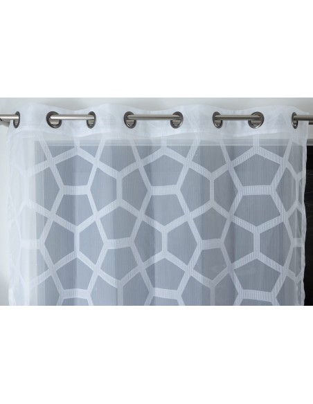 Sheer FIDJI - Eyelet panel - 140 x 260 cm - 100 % pes