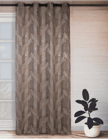 Curtain LIKYA - Eyelet panel - 100% pes - 140 x 260 cm