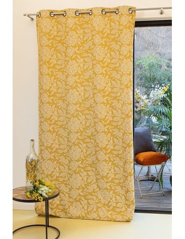 VENISE Double Curtain - Eyelet panel - 140 x 260 cm - 100% polyester