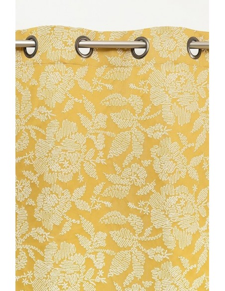 VENISE Double Curtain - Eyelet panel - 140 x 260 cm - 100% polyester