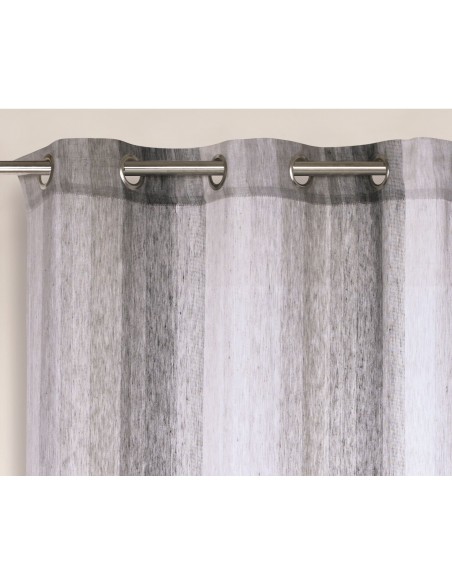 Sheer curtain SMYRNE - Eyelet panel -  64 % lin 36 % polyester - 140 x 260 cm