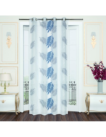 Sheer Curtain TROPICAL - Panel with eyelets - 140 x 240 cm - 100% polyester