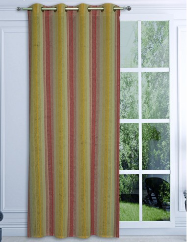 Sheer Curtain IZMIR - Panel with eyelets - 140 x 260 cm - 100% polyester