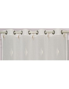 Rideau voilage CHAMANE - Panneau à oeillets - 140 x 260... 2