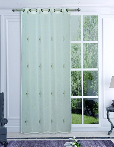 Sheer Curtain CHAMANE - Eyelet panel - 140 x 260 cm - 100% polyester