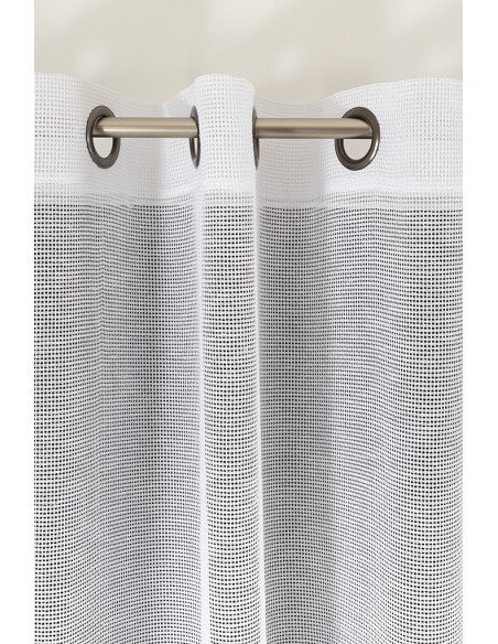 Sheer OLYMPOS - Natural collar - Eyelet panel - 300 x 260 cm - 100% polyester
