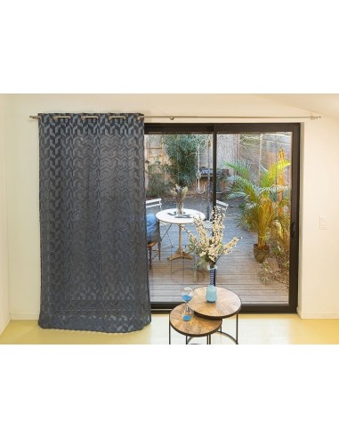 TROIE sheer curtain - Eyelet panel - 140 x 260 cm - 75% Linen 25% Polyester
