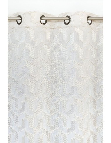 TROIE sheer curtain - Eyelet panel - 140 x 260 cm - 75% Linen 25% Polyester